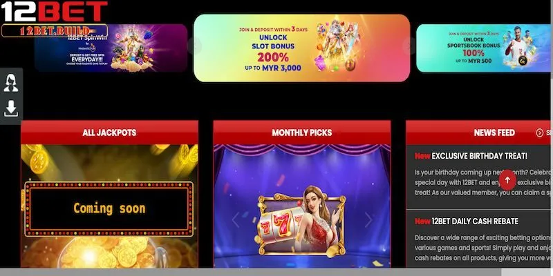 Điểm qua các trò chơi có trong hệ thống 12bet