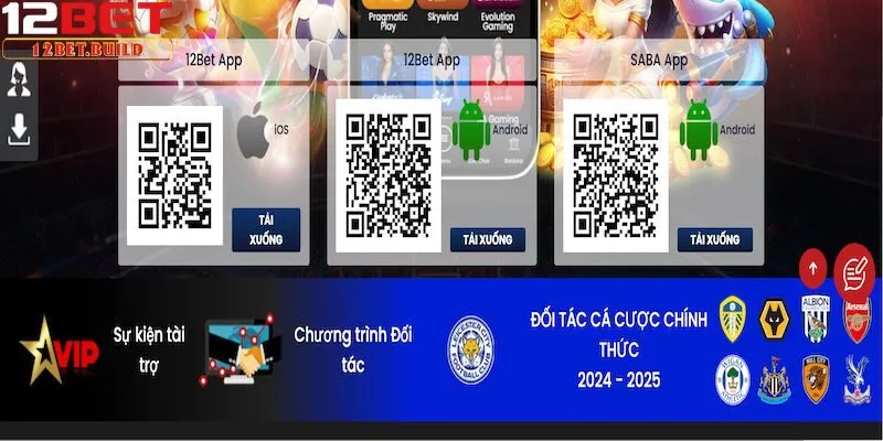 Hướng dẫn tải app 12bet cho từng hệ điều hành