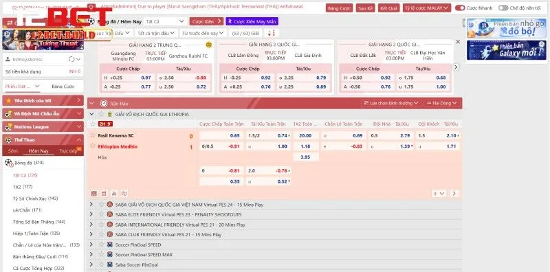 Hướng dẫn tham gia cá cược thể thao tại 12bet cho bet thủ